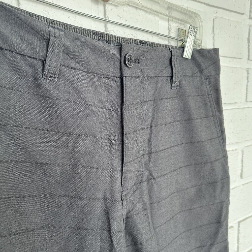 Oneill Shorts Charcoal Striped Mens 30 Surf Skate Beach